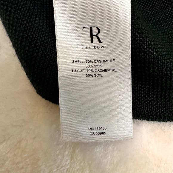 NWT THE ROW Fine Knit Cashmere/Silk Blend Colorblock Tunic Sweater SZ M - Picture 10 of 11